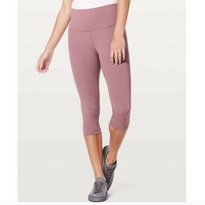 Lululemon Wunder Under Cropped High Rise Leggings